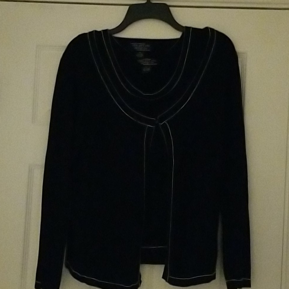 Black and White Sweater Set